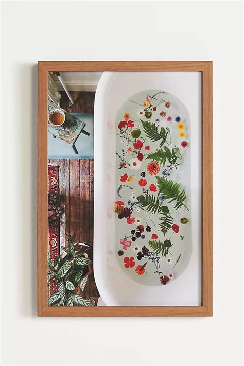 Botanical Bath Wall Art | AnthroLiving