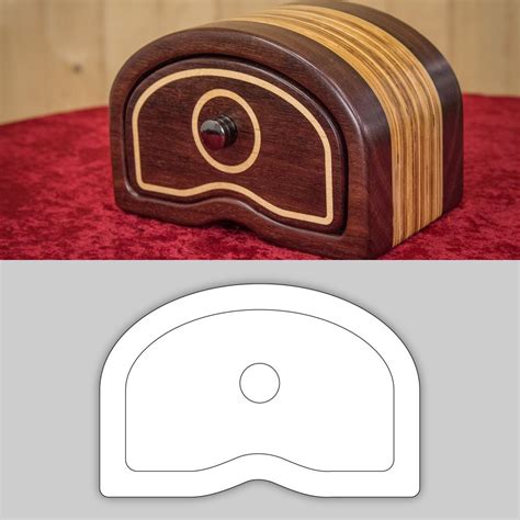 Bandsaw Box Pattern "Aurora" | Bandsaw box, Box patterns, Bandsaw