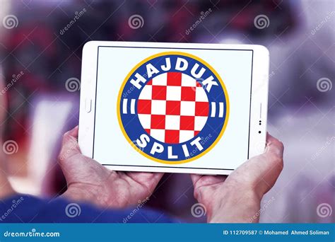 Hajduk Split Football Club Logo Editorial Photography - Image of club ...