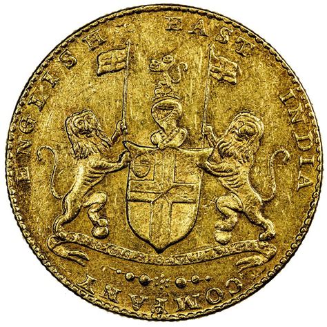 MADRAS PRESIDENCY: AV mohur (11.66g), ND (1819). EF - Stephen Album Rare Coins