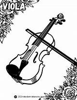 Strings Family Coloring Pages By Modern Maestro  TPT sketch template