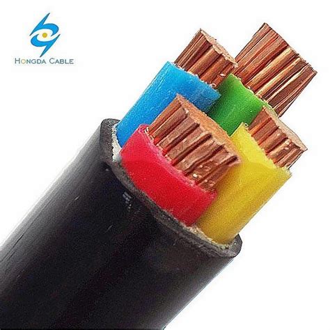 3 Phase 4 Wire XLPE PVC Underground Cable 4 Core 95mm Copper Cable - jytopcable