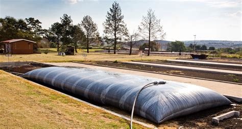 Geotextile Dewatering Bags - Desludging Wastewater Ponds