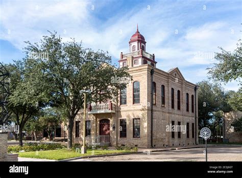 The historic 1886 Hidalgo County Courthouse in Hidalgo, Texas Stock ...