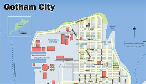 Batman V. Superman: Gotham City & Metropolis Maps Revealed