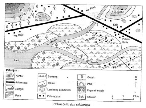 Contoh Peta Skala Geografis