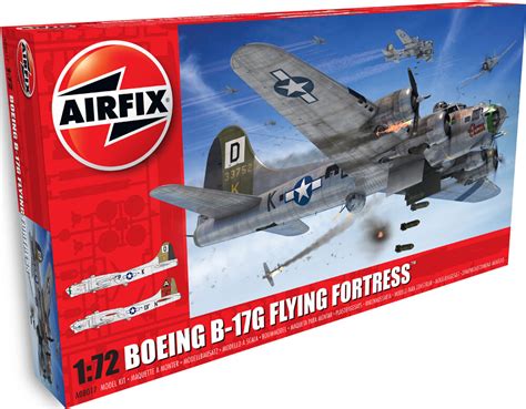 AIRFIX PLASTIC MODEL KIT BOEING B17G FLYING FORTRESS 1:72 - 58-08017