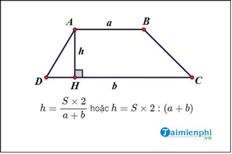Cách Tính Chiều Cao Hình Thang Khi Chưa Biết Diện Tích, Giải Toán Trên ...