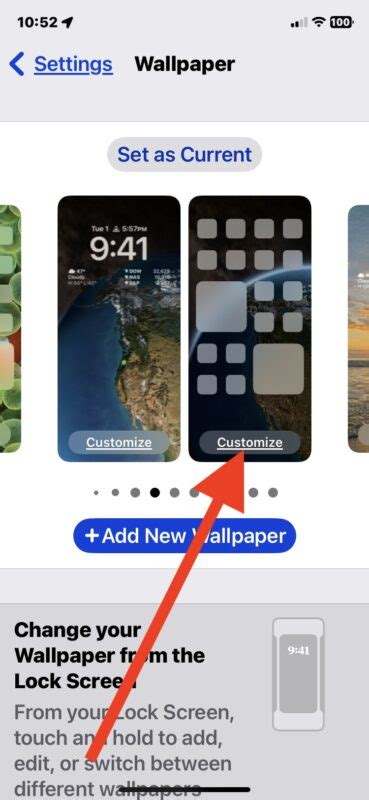 How to Set Different Wallpaper for Home Screen & Lock Screen on iOS 17 ...