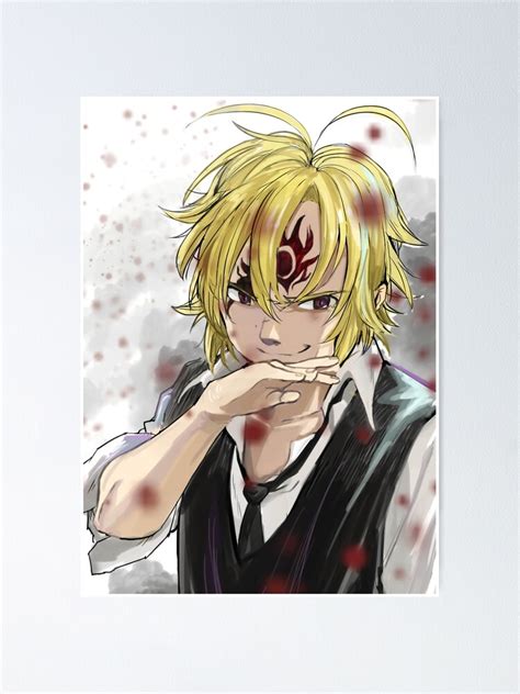 "Meliodas The Seven Deadly Sins Design-Fanart" Poster von valekun ...