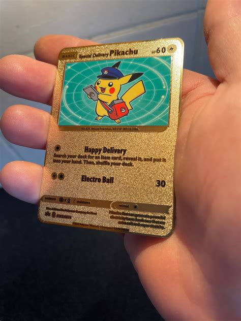 Shiny Pikachu Pokemon Card