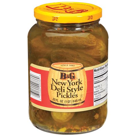 B&G New York Deli Pickles, 32 Fl Oz - Walmart.com - Walmart.com