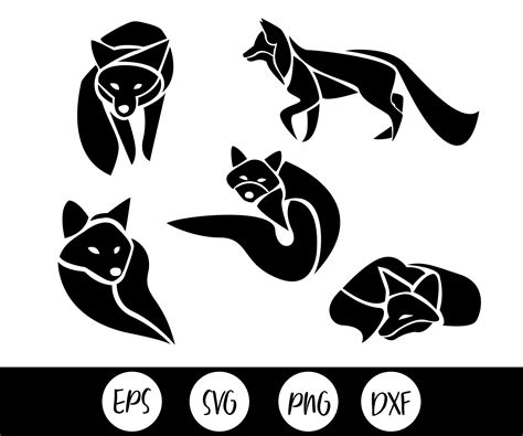 Fox svg bundle, fox clipart, fox silhouette svg (1013931)