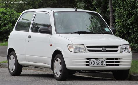 2000 Daihatsu Mira (GL800) 0.7 i (48 CV) | Ficha técnica y consumo ...