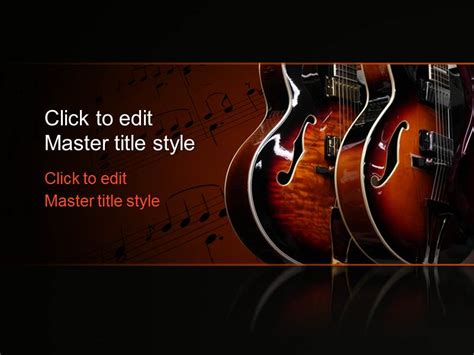 Free Guitar PPT Template