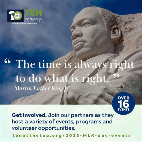 2023 MLK Day Events - Ten at the Top