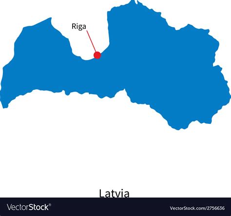 Latvia Capital City Map - Foto Kolekcija