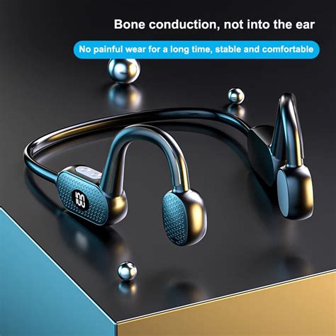 Original Lenovo Bone Conduction Headphones Bluetooth-com Wireless Earphones Waterproof Sports ...