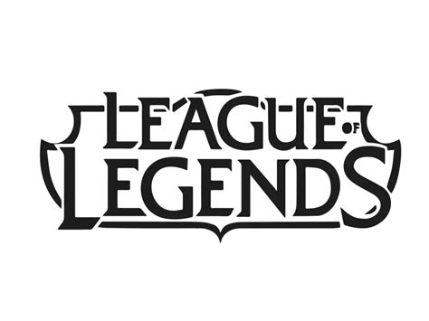 League of Legends Black Logo PNG vector in SVG, PDF, AI, CDR format