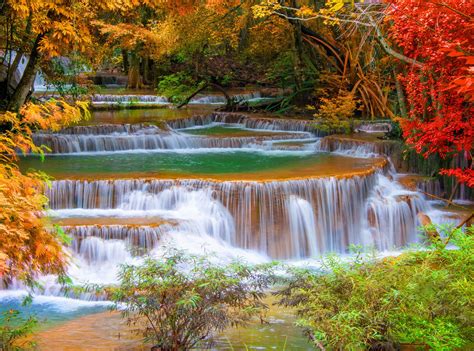 waterfall, River, Landscape, Nature, Waterfalls, Autumn Wallpapers HD / Desktop and Mobile ...