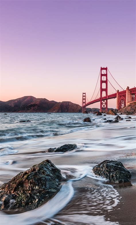 1280x2120 Resolution Baker Beach Golden Gate Bridge iPhone 6 plus Wallpaper - Wallpapers Den