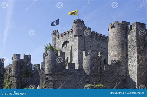 Ghent Castle, Belgium stock image. Image of building - 26633453