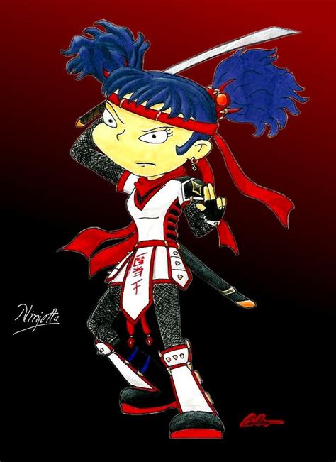 Kimi Finster as Ninjetta by Stuperman454 on DeviantArt | Rugrats all grown up, Anime shows, Rugrats