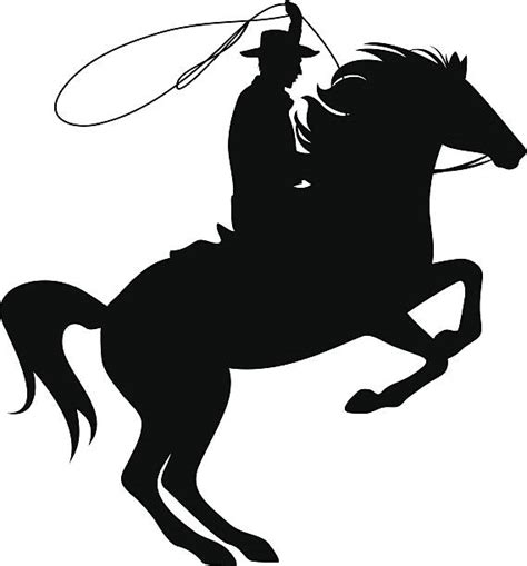 Silhouette Cowboy On Horse - How To Blog