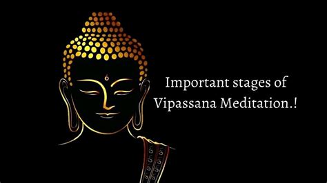 Important Stages of Vipassana Meditation..! - YouTube