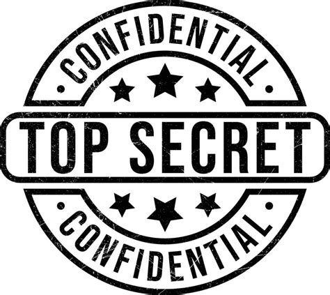 Top Secret Stamp, Confidential Badge, Top Secret Vector, Confidential Stamp, Vector Illustration ...