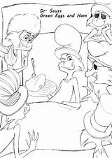 Green Eggs And Ham 2 Coloring Page  Free Printable Pages For Kids sketch template