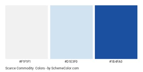 Scarce Commodity Color Scheme » Blue » SchemeColor.com