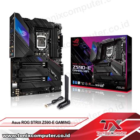 Asus ROG STRIX Z590-E Gaming WIFI (LGA1200, Z590, DDR4, USB3.2, SATA3 ...