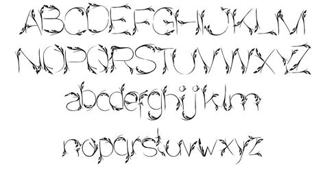 Bird Feather font by weknow - FontRiver