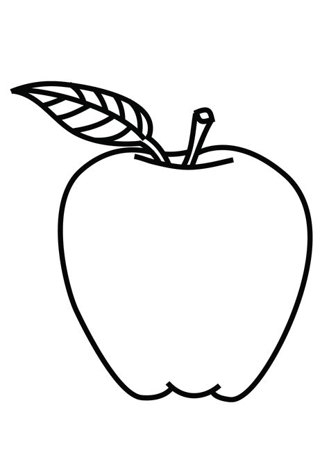 Simple Apple Drawing at GetDrawings | Free download