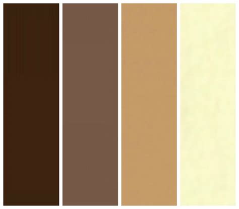 Wedding Colour palette 2015: Shades of Brown and Ivory Wedding. # ...