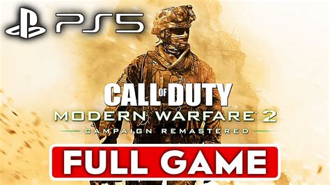 CALL OF DUTY MODERN WARFARE 2 REMASTERED PS5 Gameplay Walkthrough Part ...