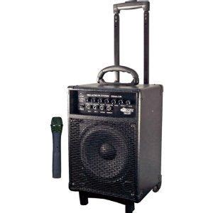 Pyle Pro PWMA230 200W VHF Wireless Battery Powered PA System | Pa system, Speaker stands ...