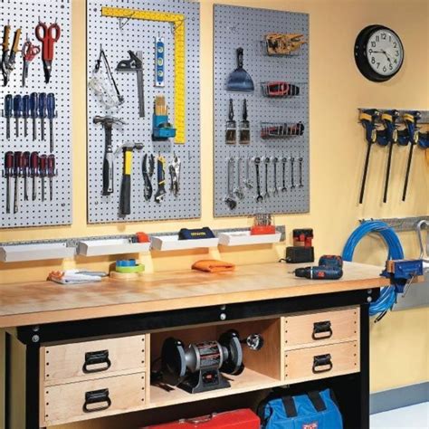 Using Pegboards As Storage For Your Garage | Haus ideen, Haus