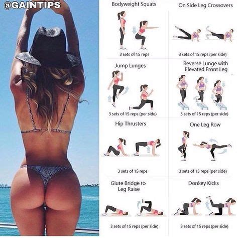 45 best Booty workout images on Pinterest in 2018 | Workout routines ...