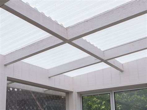 TUFTEX PolyCarb Translucent White Roof on Sunroom | Porch flat roof ...