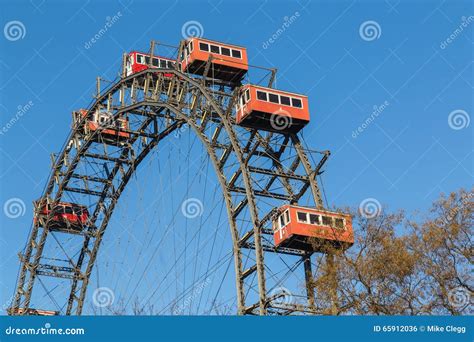 Wiener Riesenrad in Vienna Closeup Editorial Photo - Image of prater ...