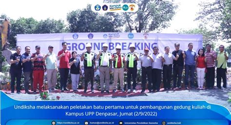 Undiksha Builds Lecture Building at UPP Denpasar Campus - Universitas ...