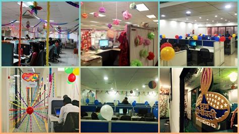 Cubicle Decorations For Diwali | Shelly Lighting