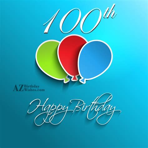 100th Birthday Wishes