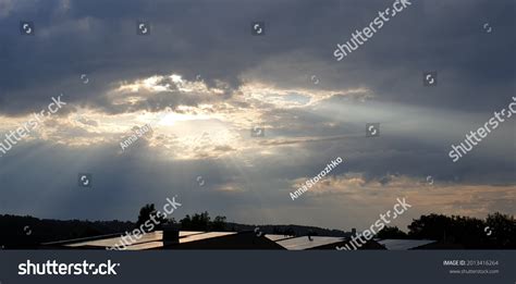 Beautiful Sunrise Skyline Sunset Sky Horizon Stock Photo 2013416264 ...