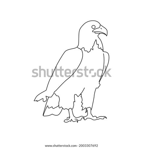 Eagle Line Drawing Clip Art Stock Vector (Royalty Free) 2003307692 ...