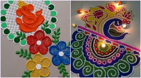 Festivals & Events News | Ganesh Chaturthi 2020 Rangoli Designs: Easy ...