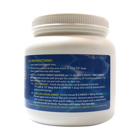 White Pool Plaster Repair - 3 lbs - EZ Patch - EZP1-3