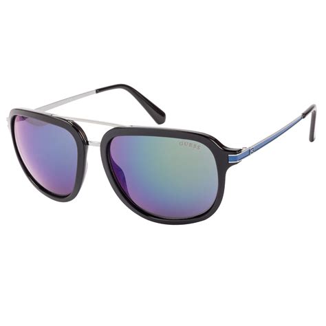 Buy Guess Sunglasses Aviator With Smoke Lens For Men Online